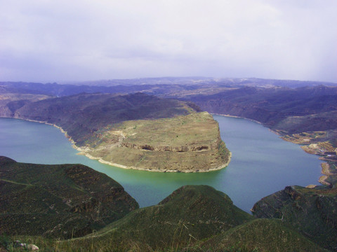 山西黄河包子塔湾