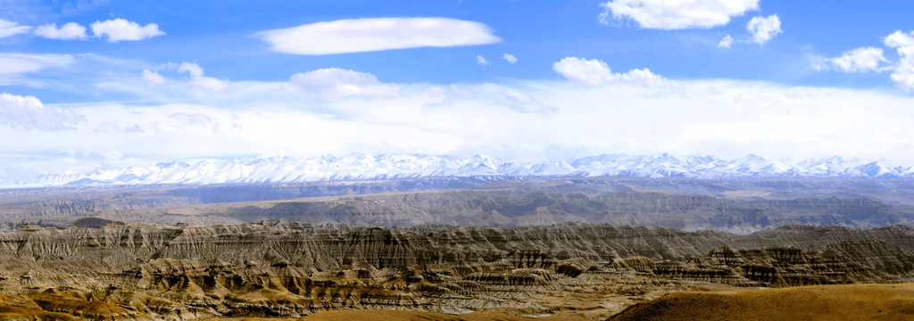 西藏喜马拉雅山脉扎达土林高清宽