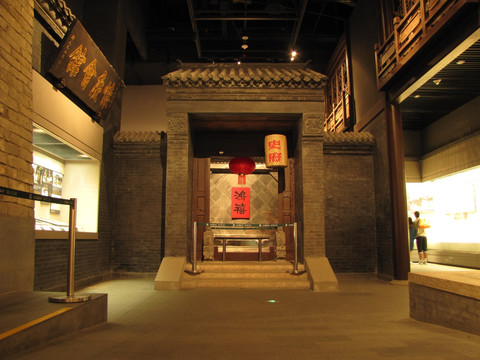 天津博物馆 北方民居门楼
