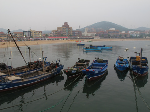 长岛 长岛海面 渔船