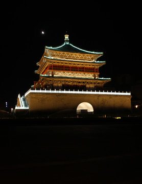 西安钟楼夜景