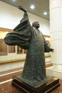 古代名人雕塑陈子昂