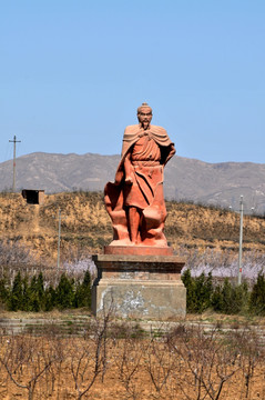 涿鹿故城黄帝雕像