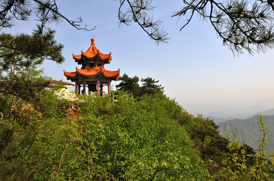 天津蓟县盘山挂月峰