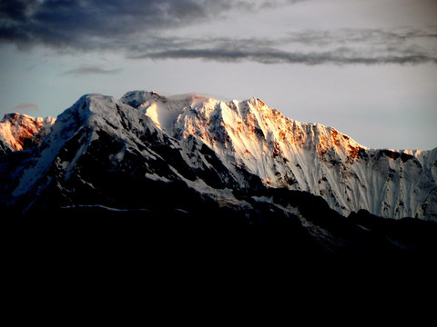 雪山 安纳普尔纳峰