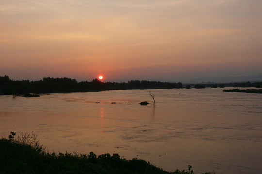 汾河夕阳