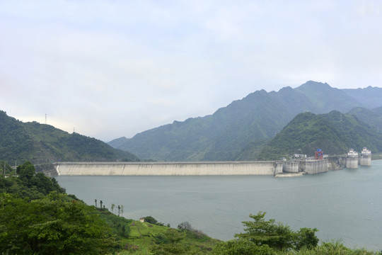 紫坪铺水库大坝