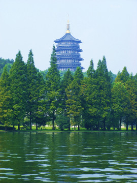 杭州西湖雷峰塔