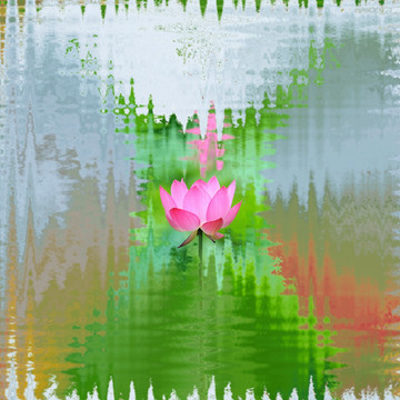 透視無(wú)框畫(huà) 藝術(shù)玻璃 拋晶磚
