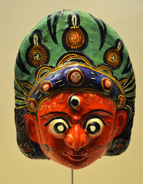 尼泊尔库玛里面具