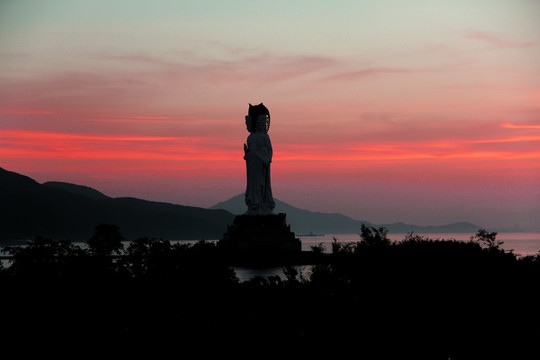 三亚南山寺海上观音