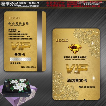 VIP卡 会员卡 金卡 贵宾卡