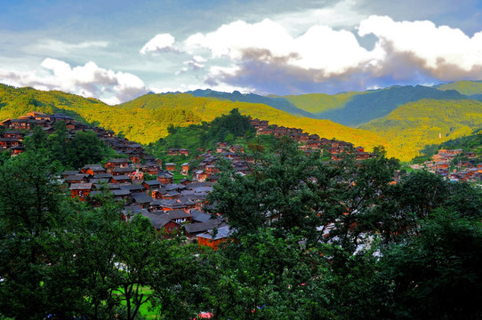 贵州风景 苗寨