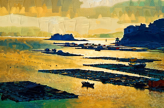 油畫