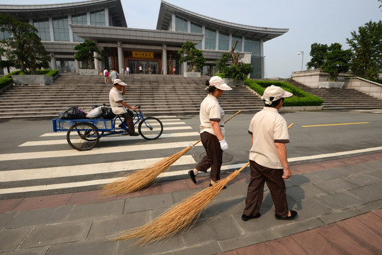 成都城市清洁工