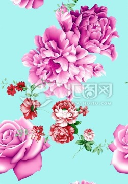 印花 花型 數(shù)碼印花 面料 家