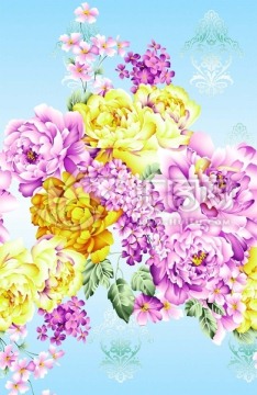 印花 花型 數(shù)碼印花 面料 家