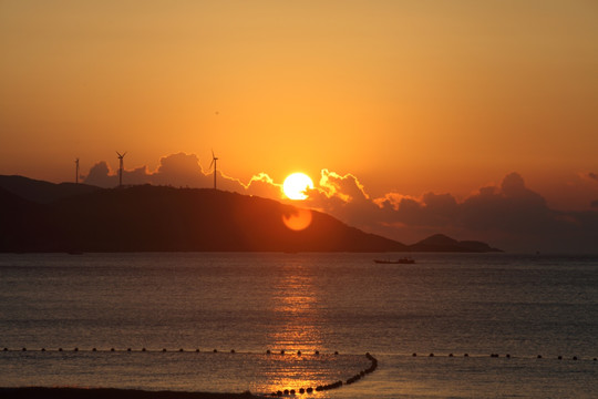 海岛日出