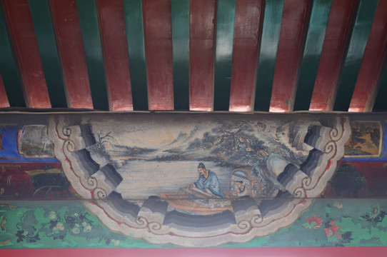 颐和园长廊中的壁画