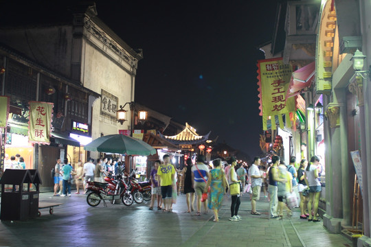 杭州 河坊街 夜景