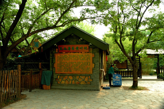 北京植物园黄叶村