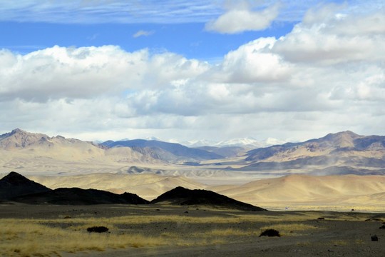 西藏风光 漫漫黄沙