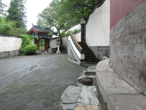 北京北海公园 御花园小院门