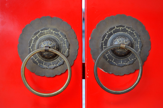 古建筑门环
