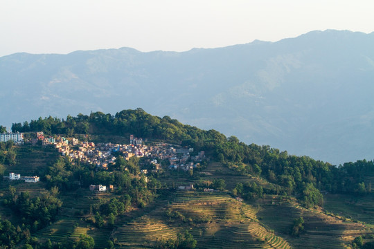 元阳梯田区 山寨