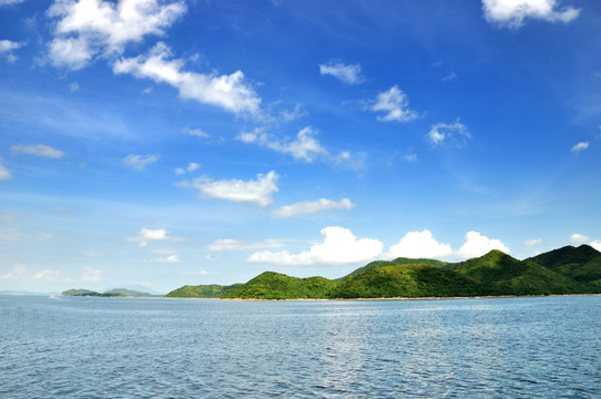 蓝岛天空