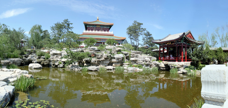 园博会北京园180全景