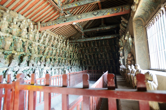 平遥古城双林寺佛像