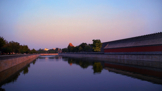 北京 故宫 护城河