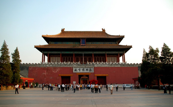 北京故宫后门