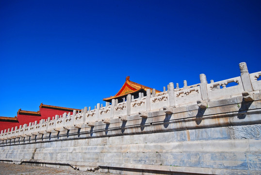 北京故宫 保和殿栏杆