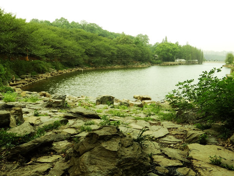 湖泊水景