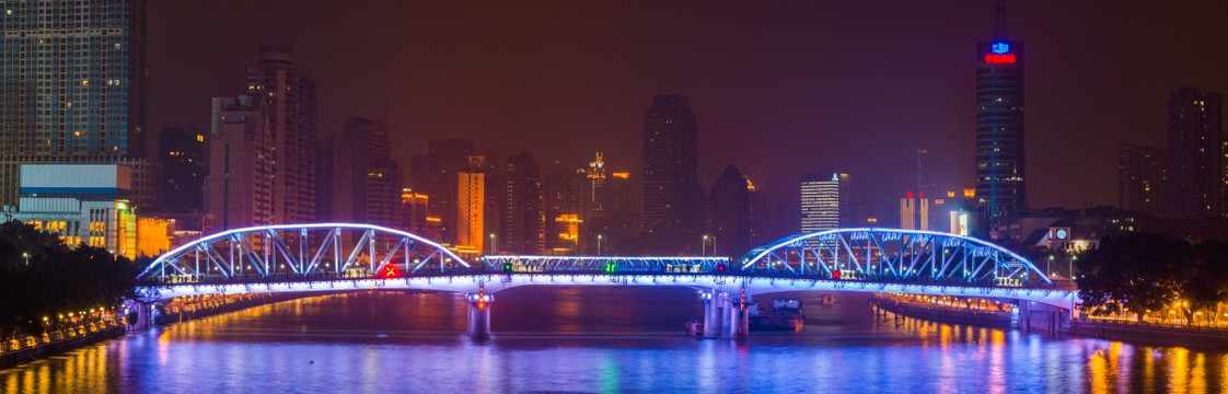 广州海珠桥夜景