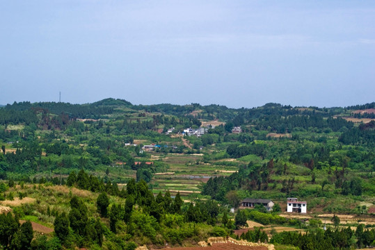 地形地貌 川中丘陵