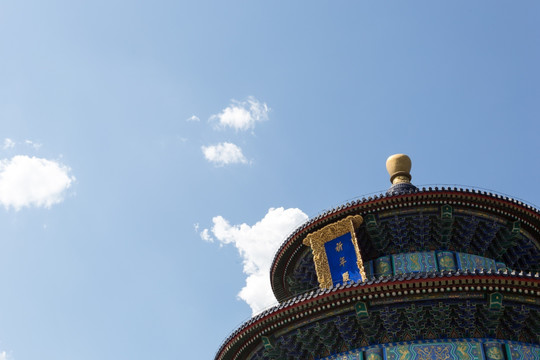 北京天坛祈年殿顶