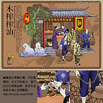 榨油 油坊 榨油工藝 木榨