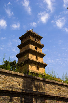 西安香积寺外建筑