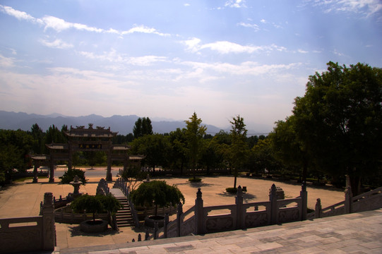 西安香积寺前院