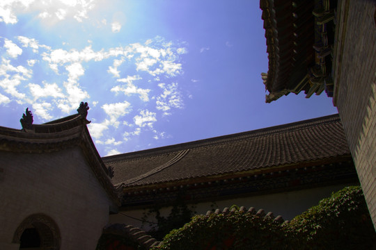 西安香积寺建筑掠影