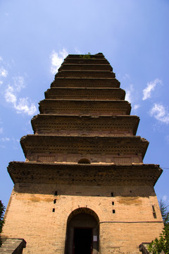 西安香积寺善导塔特写