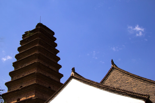 西安香积寺建筑