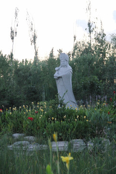 北京园博会   人物雕塑