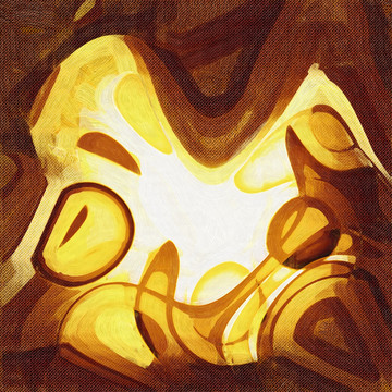 抽象無框畫 裝飾畫