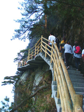 宜春明月山栈道