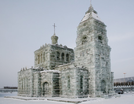 冰雕教堂建筑