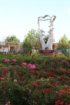 花园雕塑